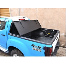 Aluminum Hard Tri Fold Tonneau Cover for Isuzu D-Max Double Cabin Pickup